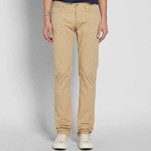 A.P.C. Petit Standard Jean Droit Etroit Beige Button Fly Jeans Unisex Sz 28